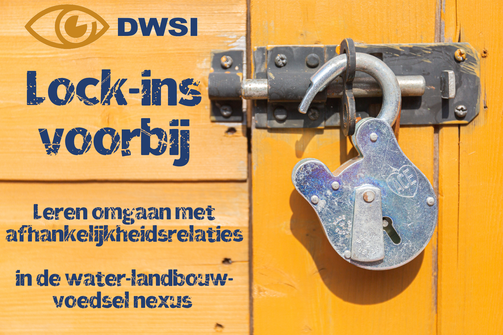 Lock-ins voorbij: Leren omgaan met afhankelijkheidsrelaties in de water-landbouw-voedsel nexus