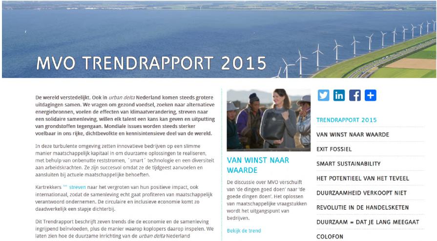 MVO Trendrapport 2015